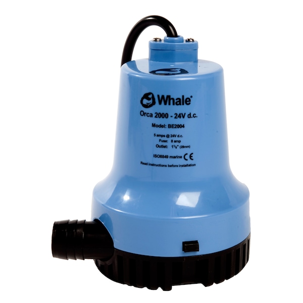 Whale Marine Orca 2000 GPH Submersible Bilge Pump 12V BE2002 - main